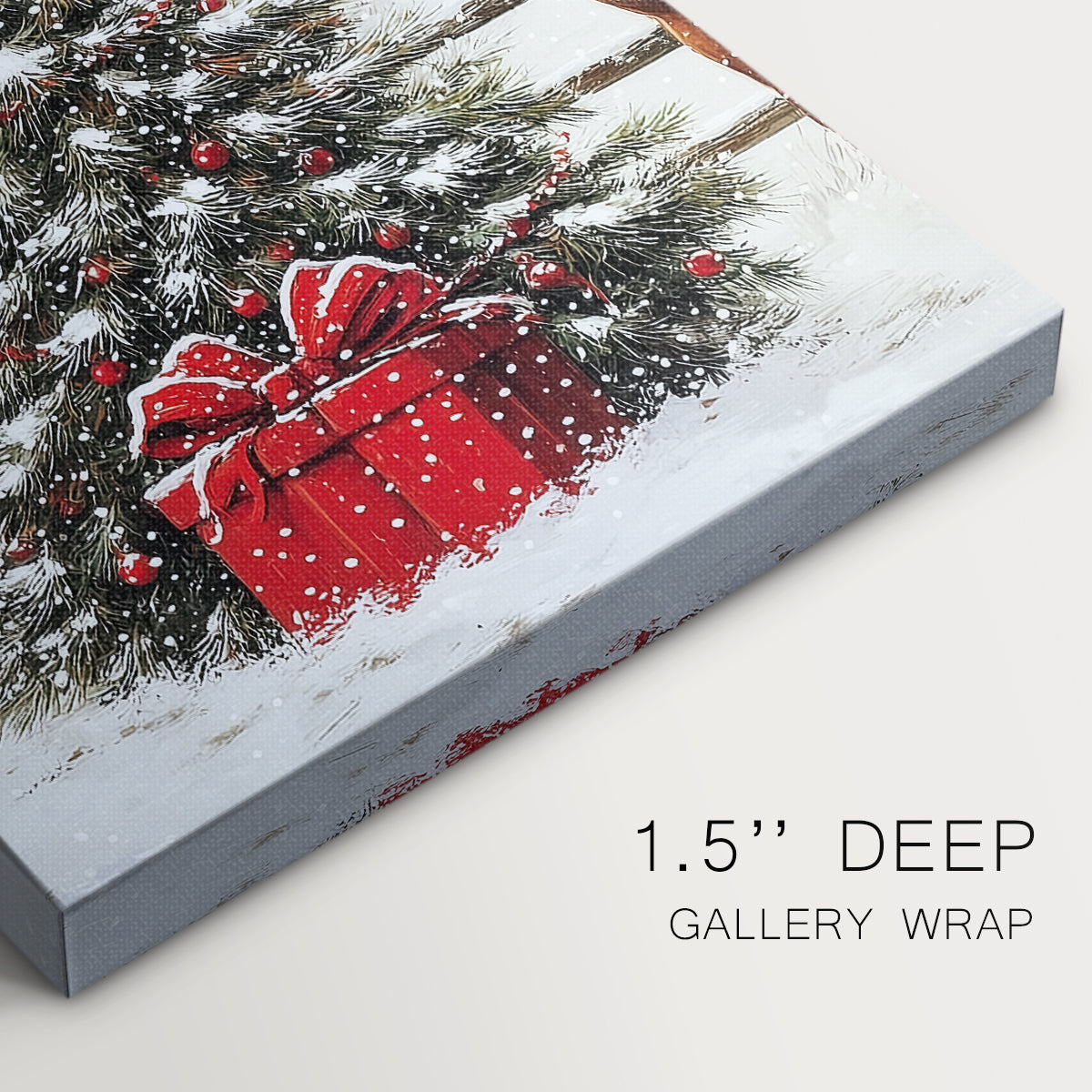 Twilight of Frostlit Icicles - Canvas Art Print