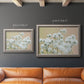 Delicate baby’s breath floral photograph in an ornate vintage silver frame shown in multiple size options.