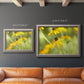 Contemporary black-eyed Susan flower photography in an ornate vintage silver frame shown in multiple size options.