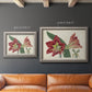 Antique amaryllis botanical flower illustration in an ornate vintage silver frame shown in multiple size options.