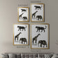 Ornamental Safari Animals III - Modern Framed Canvas Print