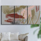 Three-panel canvas wall art featuring minimalist abstract line textures, displayed in a living room above a sofa.