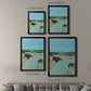 Bright Colored Countryside IV - Modern Framed Canvas Print