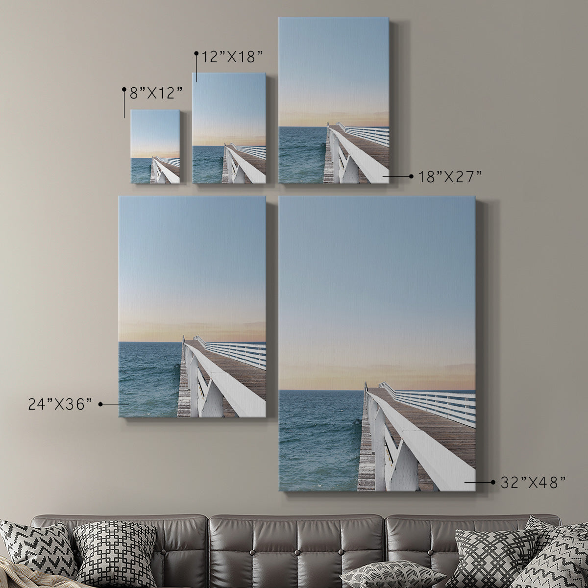 Day at the Pier - Canvas Art Print