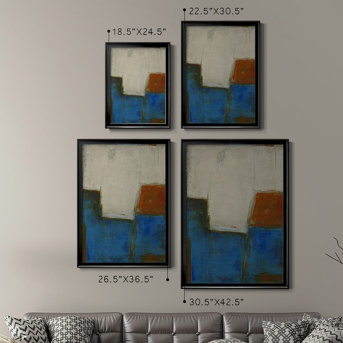 Complex Thought - Modern Framed Canvas Print