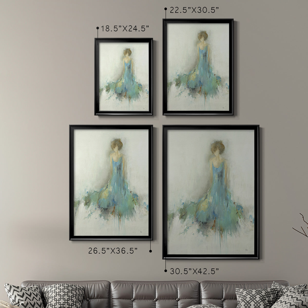 Reflection on You -  Framed Canvas Print