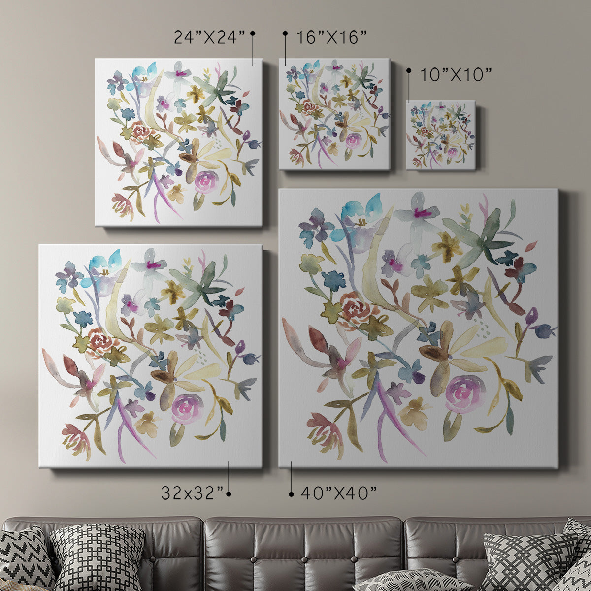 Concord Florals I - Canvas Art Print