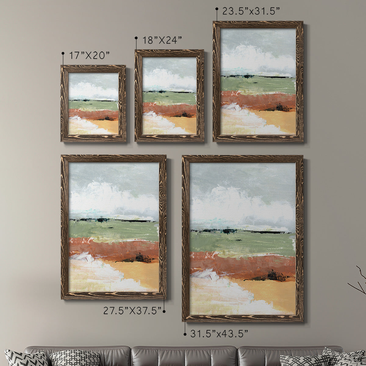 Quiet Prarie Grove I - Premium Framed Canvas - Ready to Hang