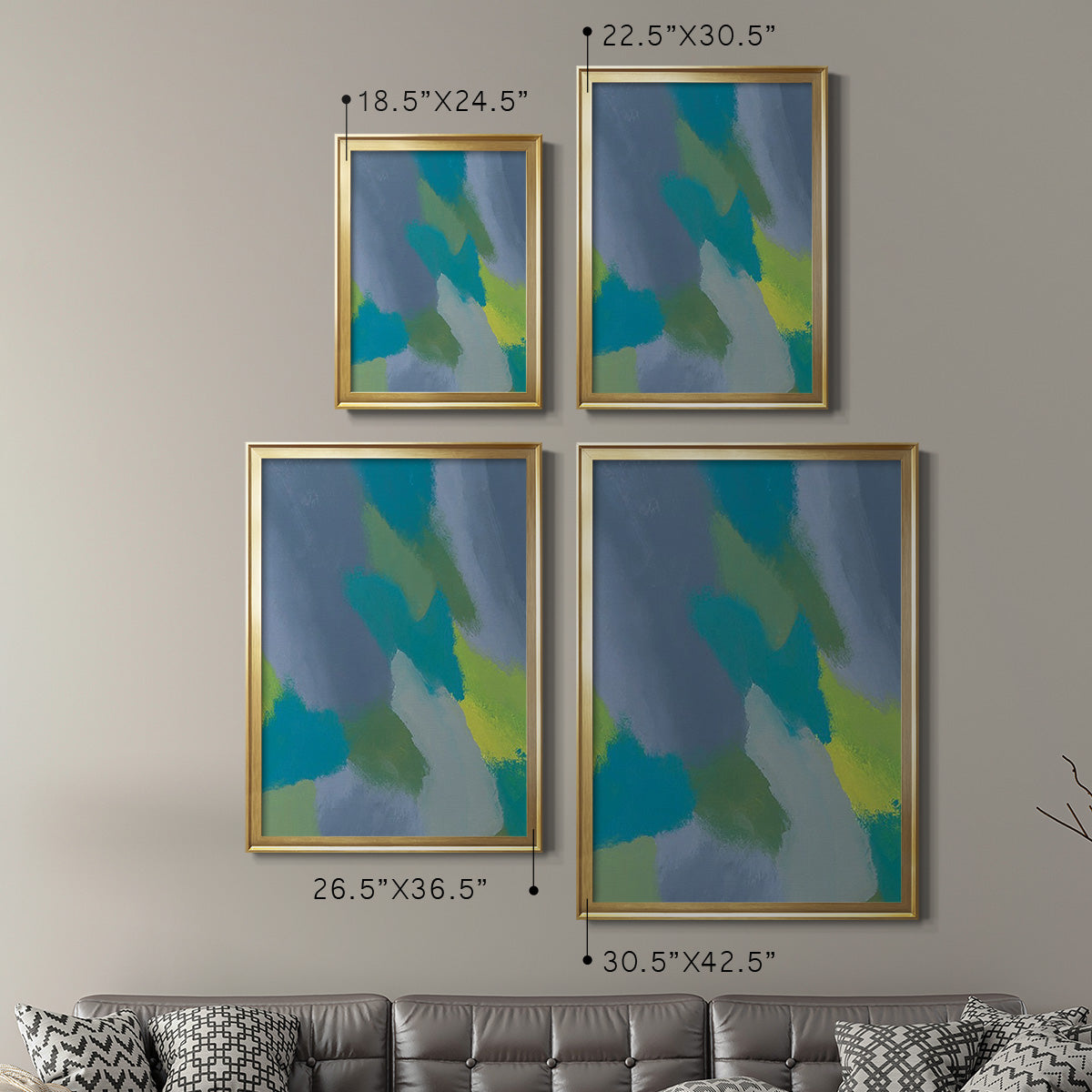 Lost in Memories IV - Modern Framed Canvas Print