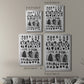 Grey Arches III - Modern Framed Canvas Print