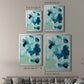 Teal Composition II - Modern Framed Canvas Print