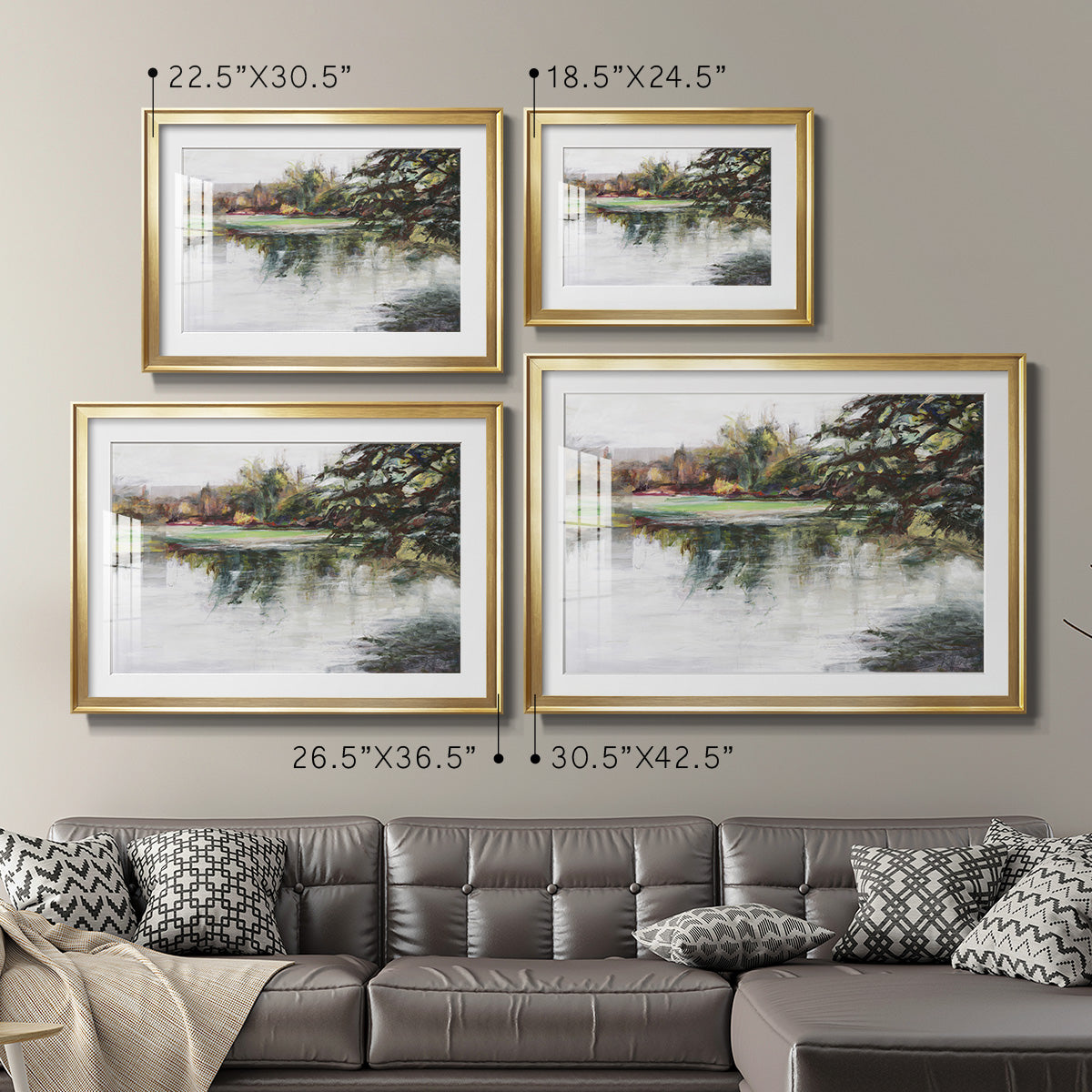 Upon Reflection Premium Framed Print - Ready to Hang