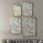 Curves and Waves III - Modern Framed Canvas Print