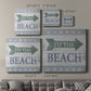 Beach Sign VII-Premium Gallery Wrapped Canvas - Ready to Hang