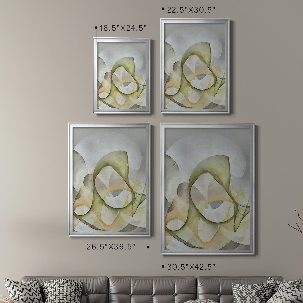 Excursion II - Modern Framed Canvas Print