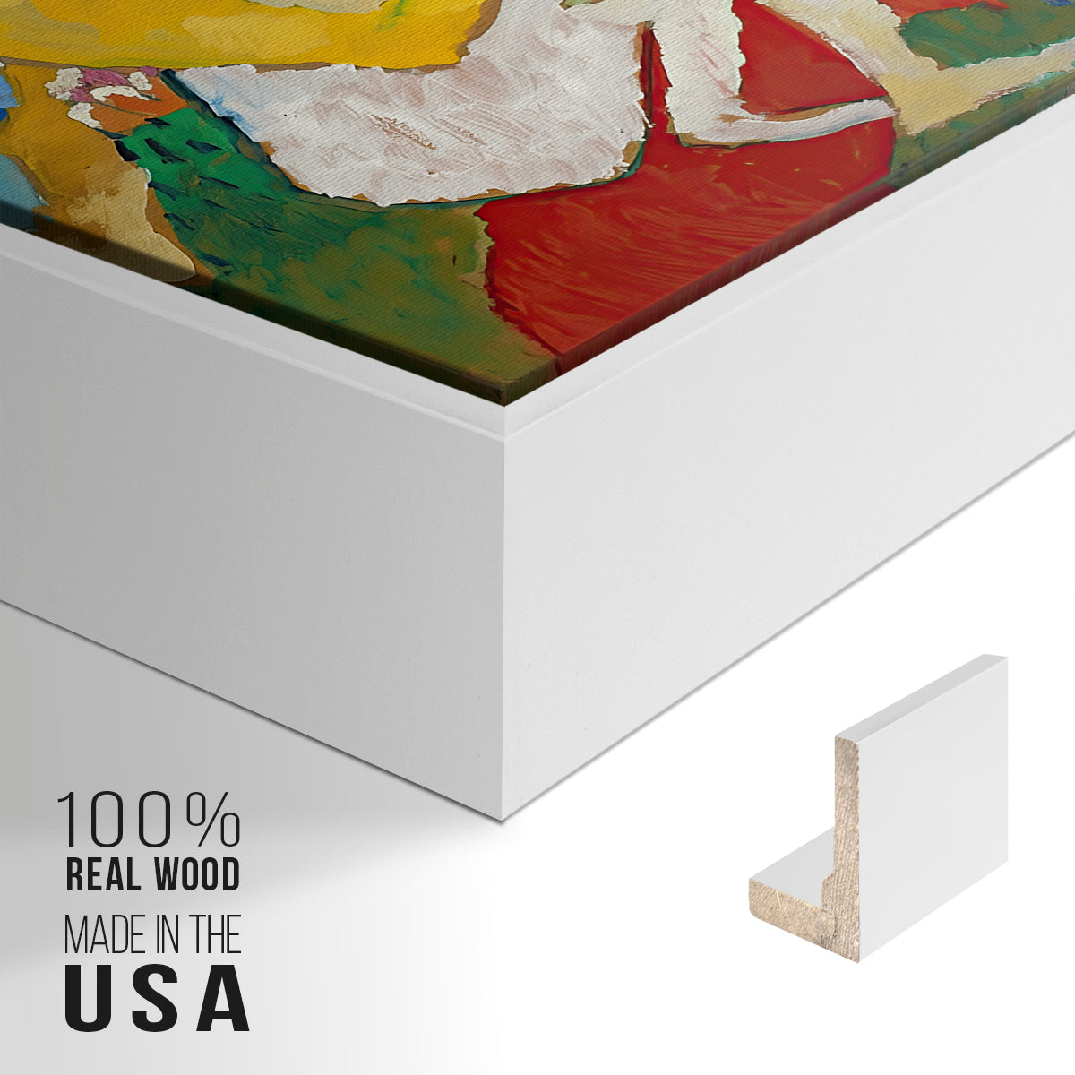 Oriental, 1909 - Floater Framed Canvas Print