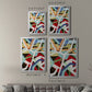 Magnetic Color II - Modern Framed Canvas Print