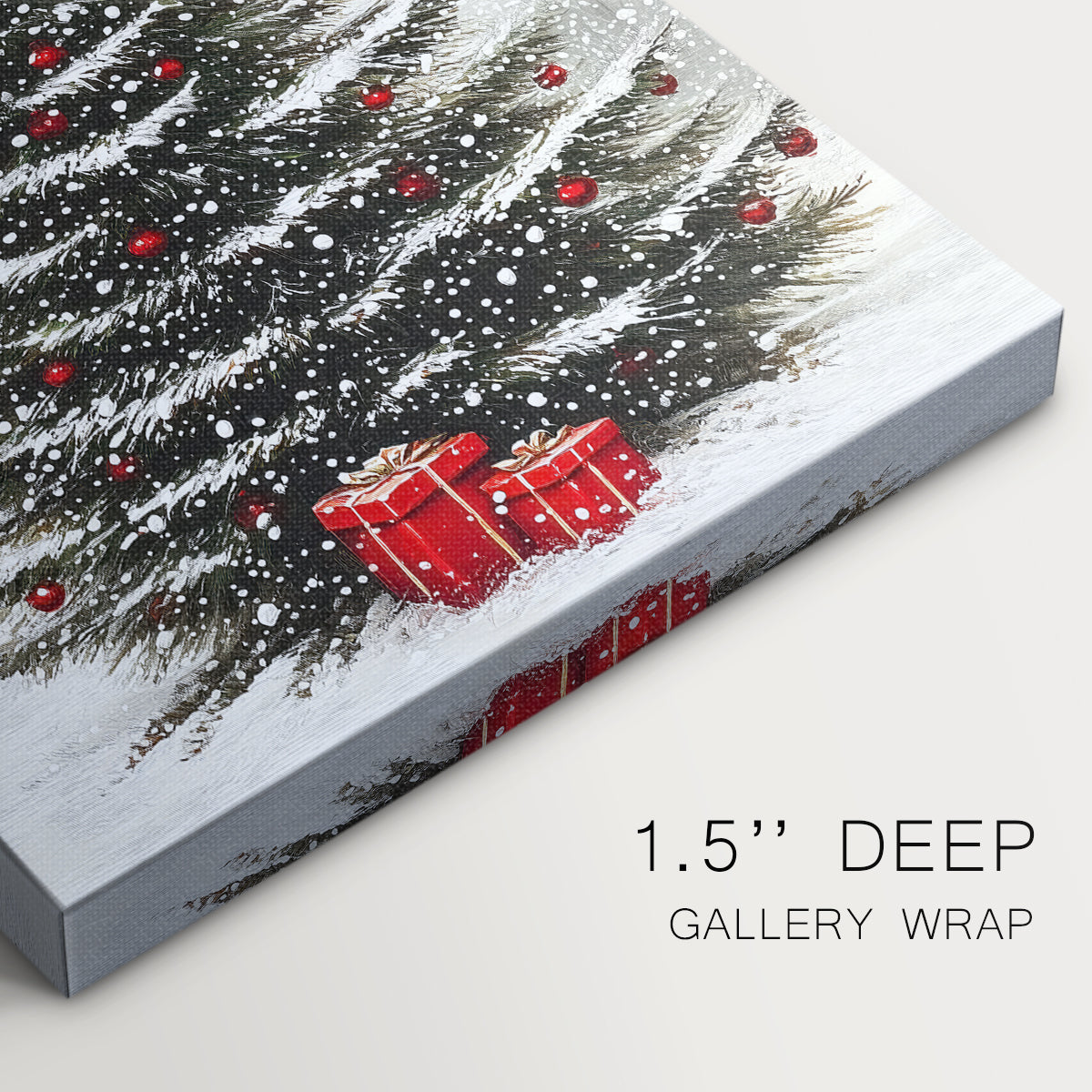 Dawn of Snowwhite Midwinter - Canvas Art Print
