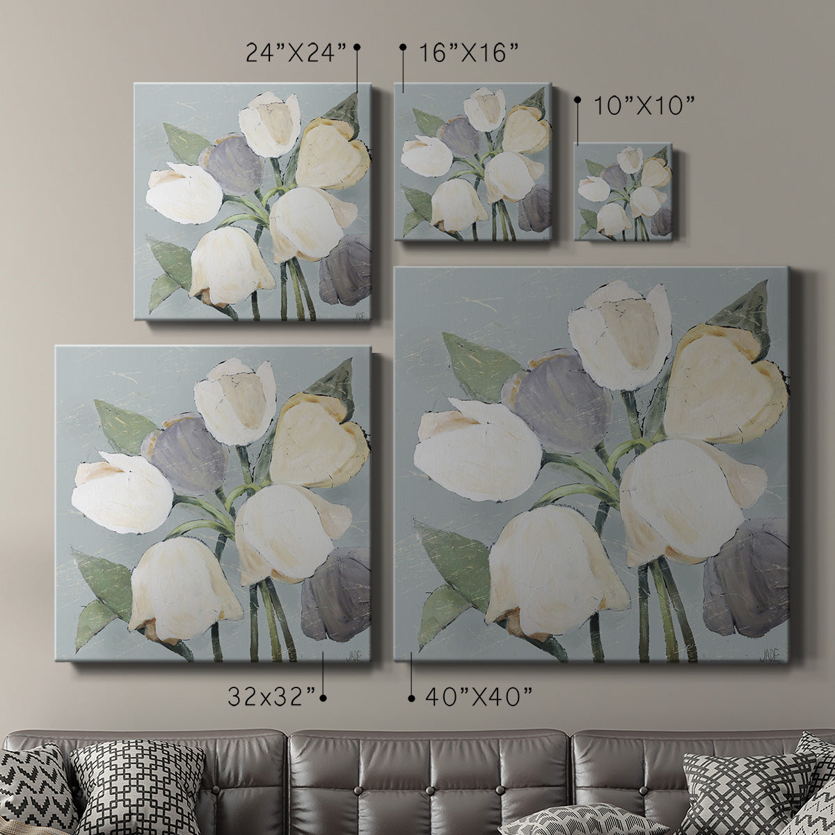 French Tulips I - Canvas Art Print