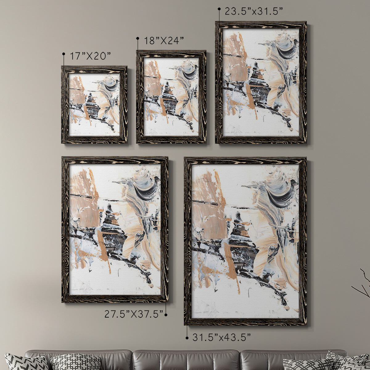 Ruckus III - Premium Framed Canvas 2 Piece Set - Ready to Hang