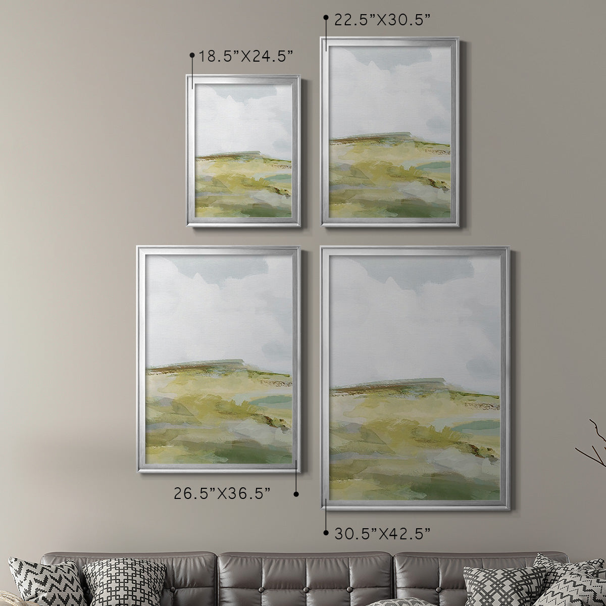 Inlet Impression I - Modern Framed Canvas Print