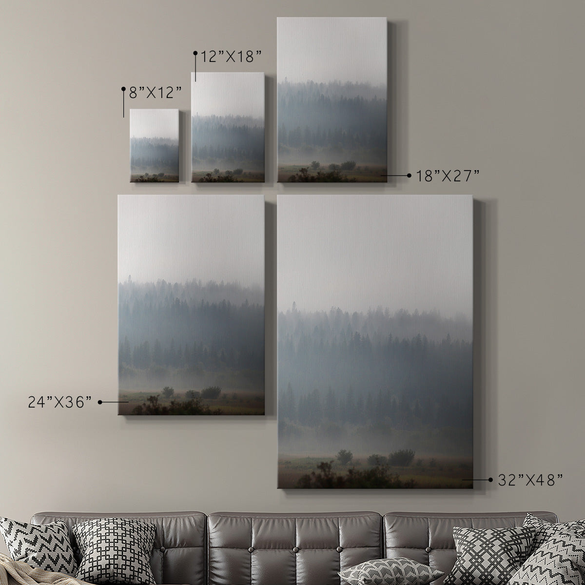 Morning Glow I Premium Gallery Wrapped Canvas - Ready to Hang