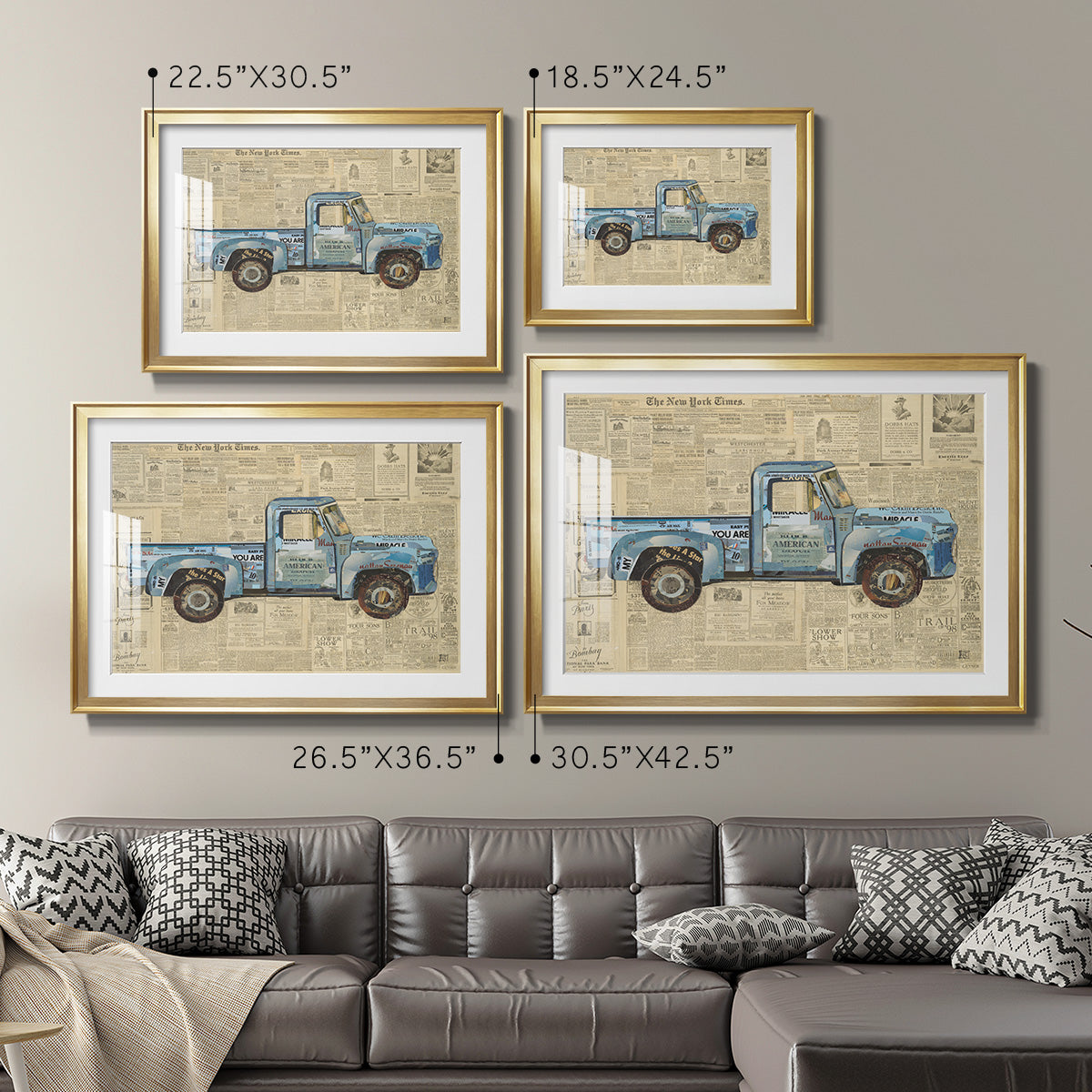 George’s ’53 Ford Premium Framed Print - Ready to Hang