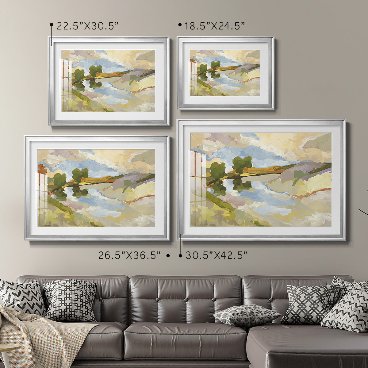 Uplands I Premium Framed Print - Ready to Hang