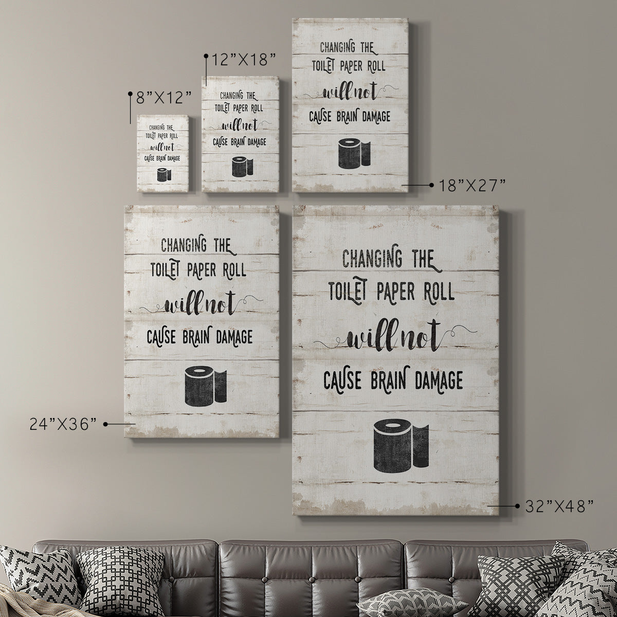 Changing the Roll - Canvas Art Print