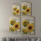 Fresh Picked Sunflowers - Modern Framed Canvas Print