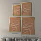 Terracotta Drift II - Modern Framed Canvas Print