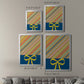 Stripes - Modern Framed Canvas Print