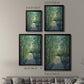 Golden Light Pathways I - Modern Framed Canvas Print