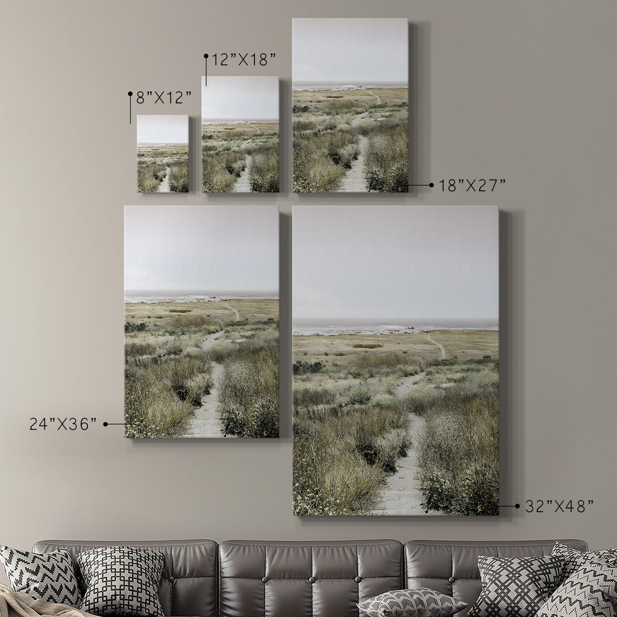 Footpath to Paradise Premium Gallery Wrapped Canvas - Ready to Hang