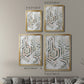 Sand Glyphs I - Modern Framed Canvas Print