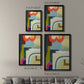 City of Rainbows II - Modern Framed Canvas Print