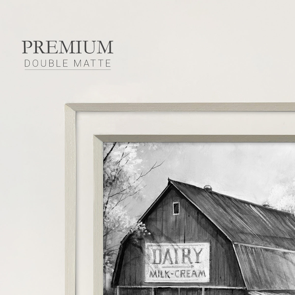 Day At The Farm Premium Framed Print Double Matboard