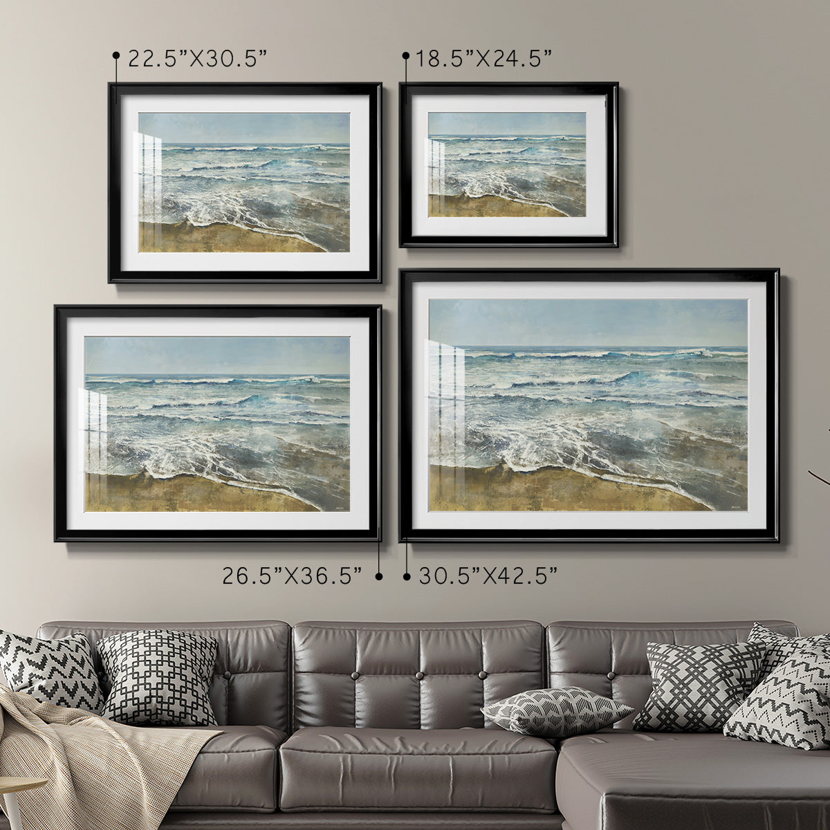 BEACHCOMBING Premium Framed Print - Ready to Hang