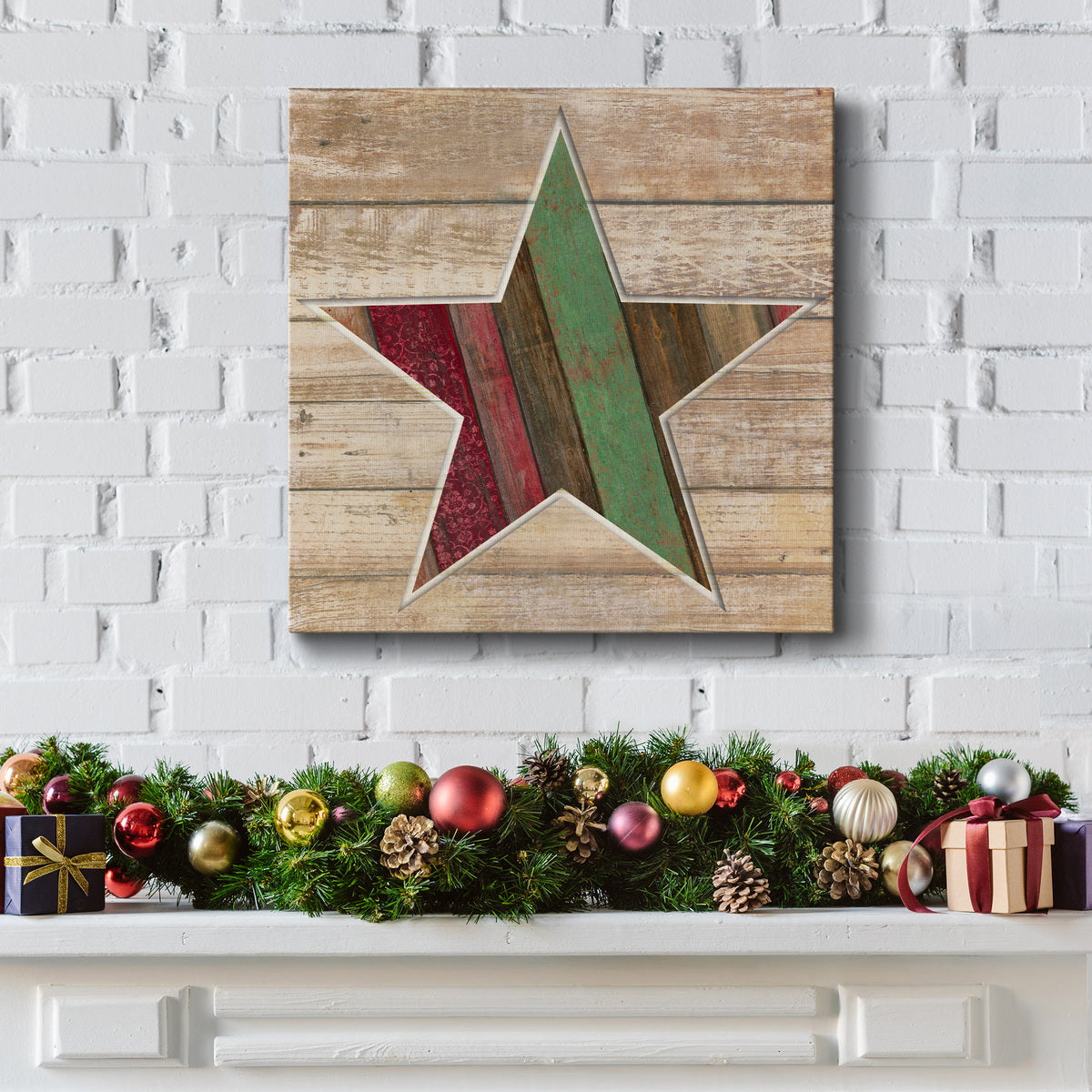 Holiday Star-Premium Gallery Wrapped Canvas - Ready to Hang