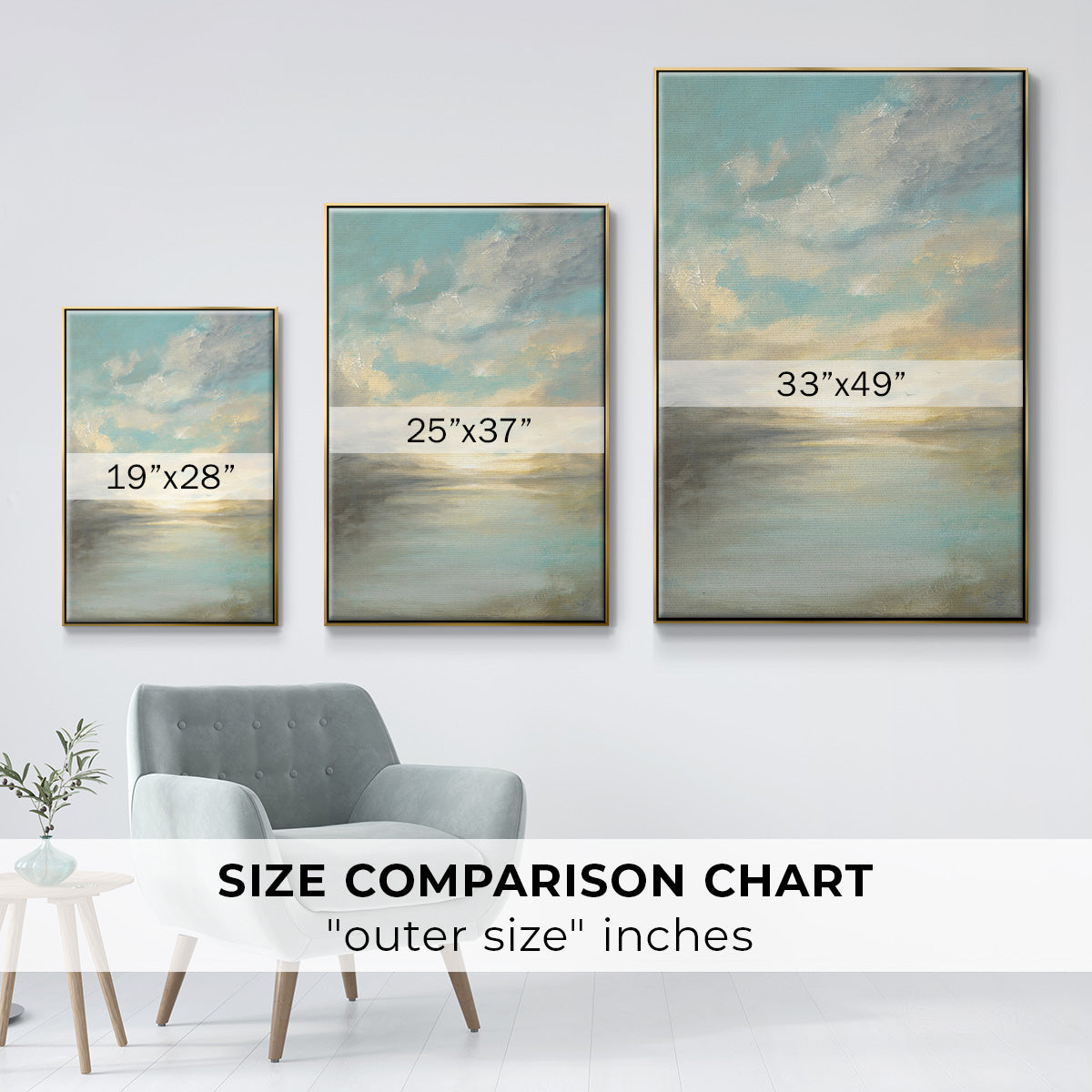 Morning Glory - Floater Framed Canvas Print