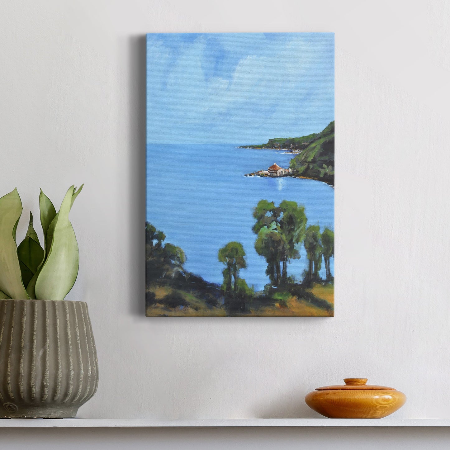 Harbor Side III Premium Gallery Wrapped Canvas - Ready to Hang