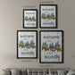 Welcome to the Woods - Modern Framed Canvas Print