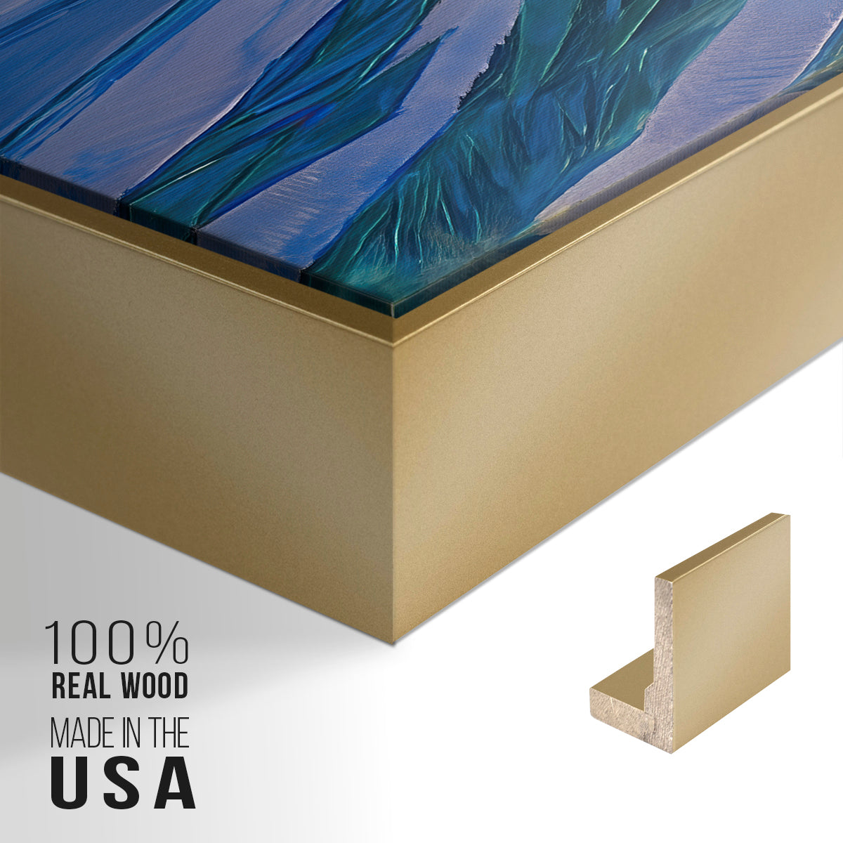 Dune Landscape, 1911 - Floater Framed Canvas Print