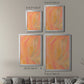 Peach Bliss II - Modern Framed Canvas Print