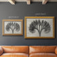 Vintage botanical plant study photograph by Karl Blossfeldt in an ornate antique gold frame shown in multiple size options.