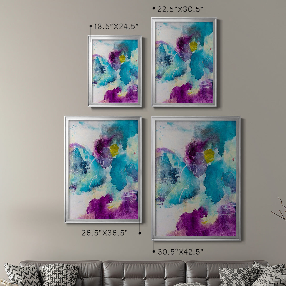 Dreaming I - Modern Framed Canvas Print