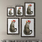 Flower Crown Cats I - Premium Framed Canvas 2 Piece Set - Ready to Hang