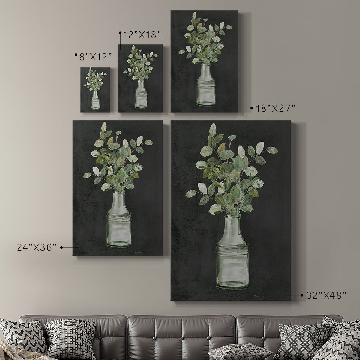 Artisanal Bouquet I Premium Gallery Wrapped Canvas - Ready to Hang