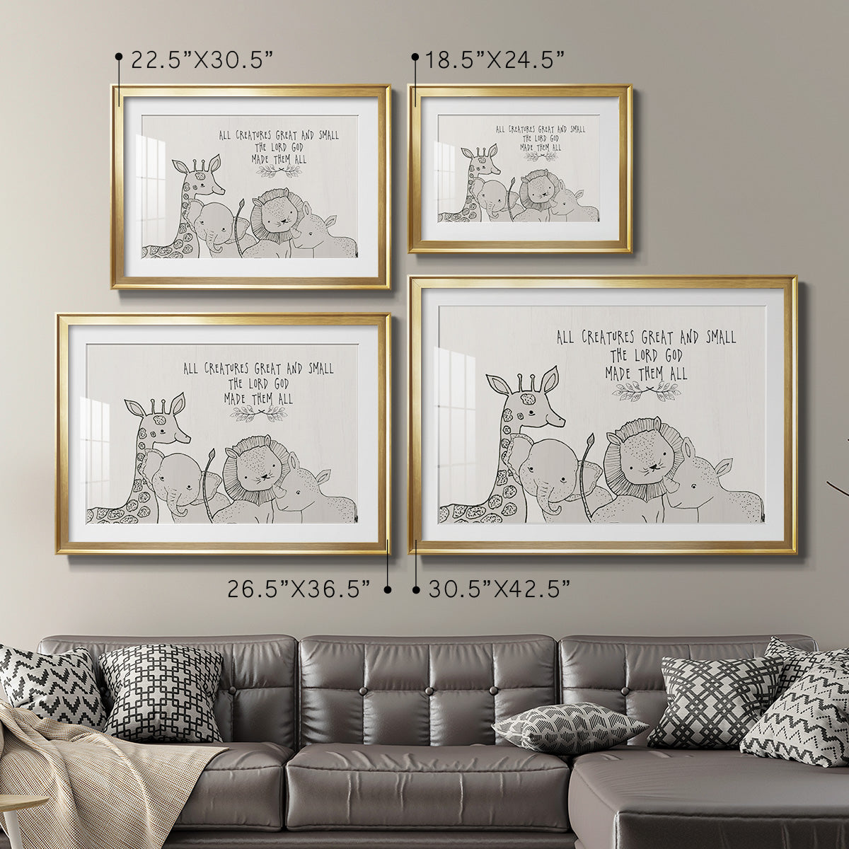 All Creatures Premium Framed Print - Ready to Hang