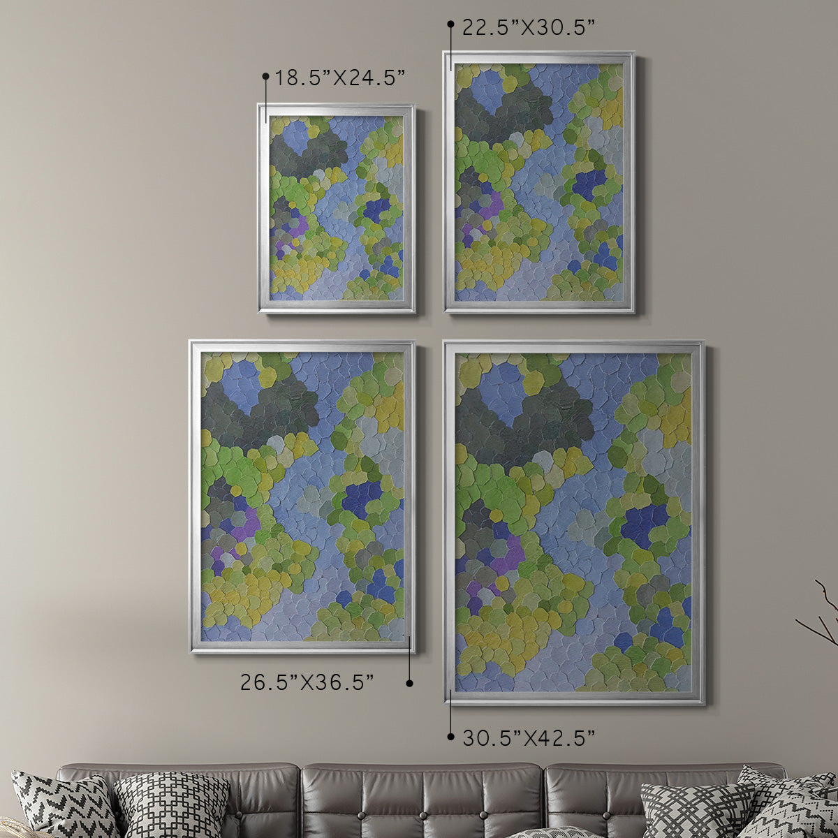 Estes Park - Modern Framed Canvas Print